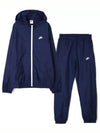 Club Lined Woven Tracksuit Navy - NIKE - BALAAN 2