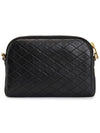 Gaby Quilted Lambskin Chain Cross Bag Black - SAINT LAURENT - BALAAN 4