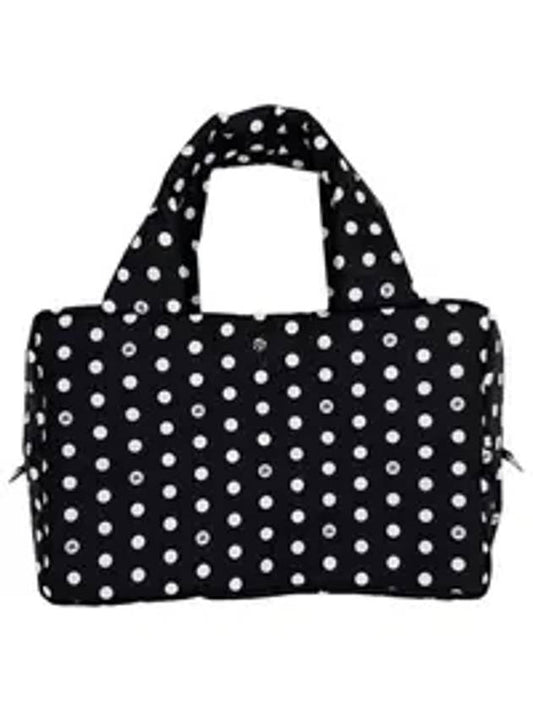 Logo Dot Padded Tote Bag Black - KOOKEESEE - BALAAN 1