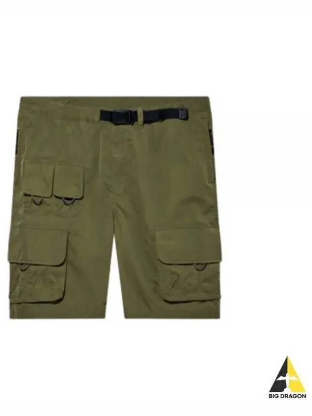 BELTED CARGO SHORT MBB53001C1 OG 107 GREEN shorts - ALPHA INDUSTRIES - BALAAN 1