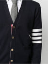 Milano Stitch 4 Bar Cardigan Navy - THOM BROWNE - BALAAN 8