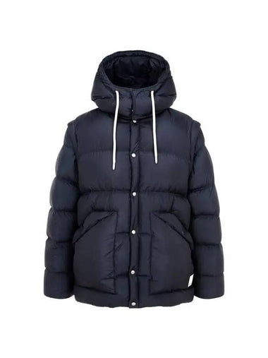 Men s Detachable Sleeve Down Jacket Black 270620 - EMPORIO ARMANI - BALAAN 1