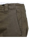 Stretch Sateen Ergonomic Lens Cargo Straight Pants Green - CP COMPANY - BALAAN 8