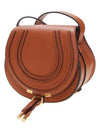 Marcie Saddle Small Grained Leather Cross Bag Tan - CHLOE - BALAAN 3