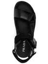 Sporty Leather Re-Nylon Tape Sandals Black - PRADA - BALAAN 5