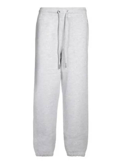 Logo Patch Fleece Jogger Track Pants Grey - MONCLER - BALAAN 2