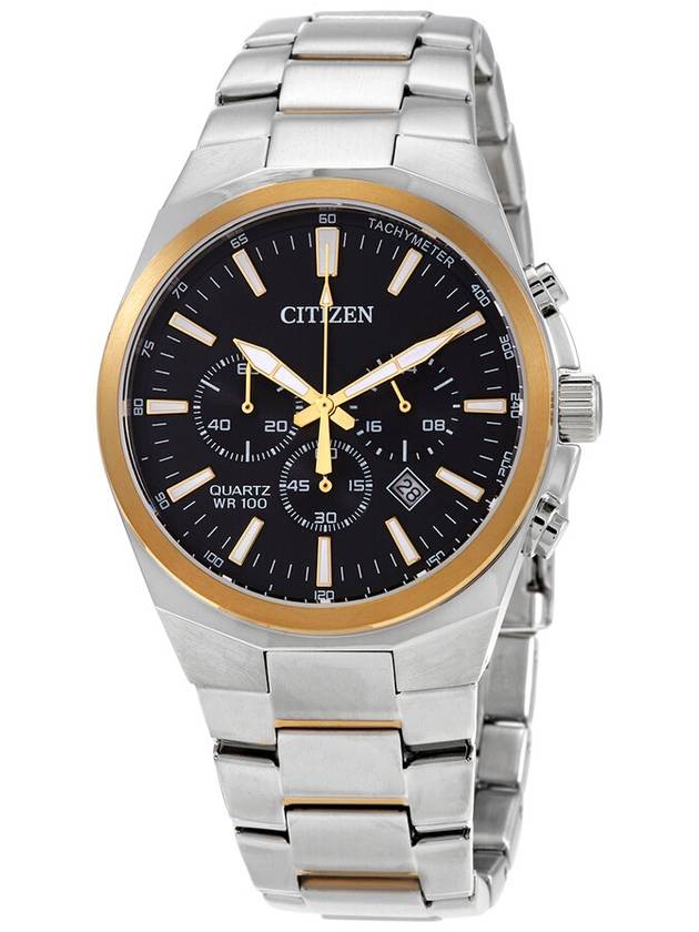 Citizen Chronograph Quartz Black Dial Men's Watch AN8174-58E - CITIZEN - BALAAN 1