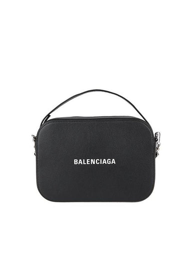 Everyday Logo Small Camera Cross Bag Black - BALENCIAGA - BALAAN 1