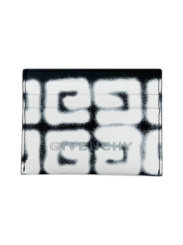 Chito 4G Logo Pattern Card Wallet Black - GIVENCHY - BALAAN.