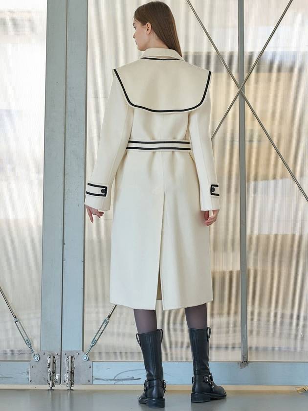 Sailor Handmade Coat Ivory - MITTE - BALAAN 4