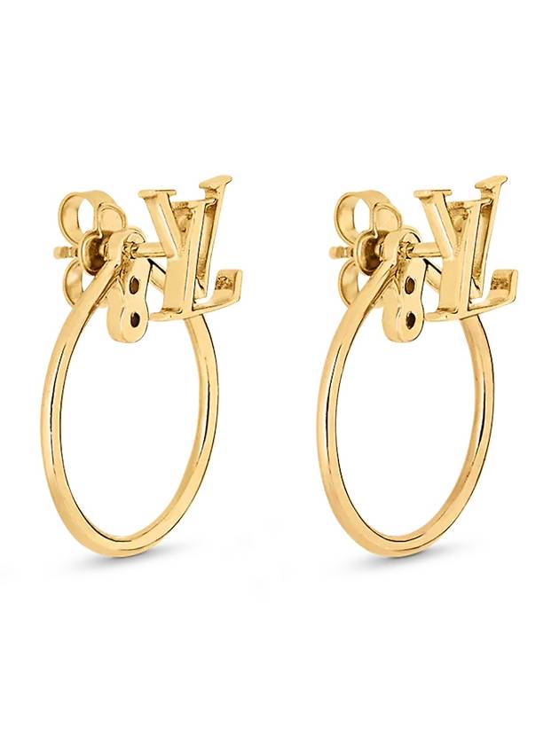 LV Eclipse Earrings Gold - LOUIS VUITTON - BALAAN 2