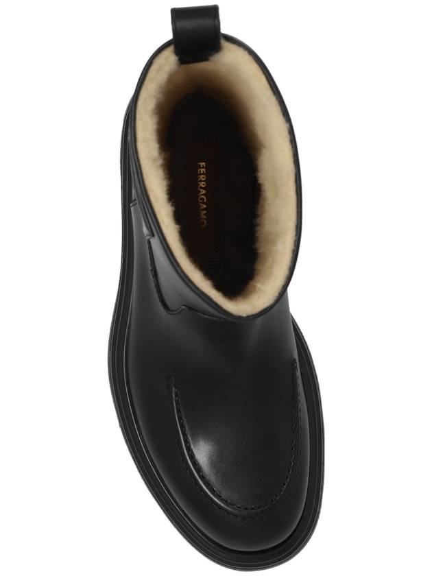 FERRAGAMO Ankle Boots 'Tirba Fur', Women's, Black - SALVATORE FERRAGAMO - BALAAN 6