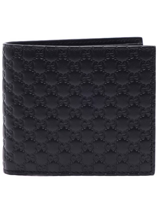 Micro GG Ssima Bifold Wallet Black - GUCCI - BALAAN 3