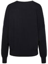 Marisans Crew Neck Wool Knit Top Black - ISABEL MARANT - BALAAN 4