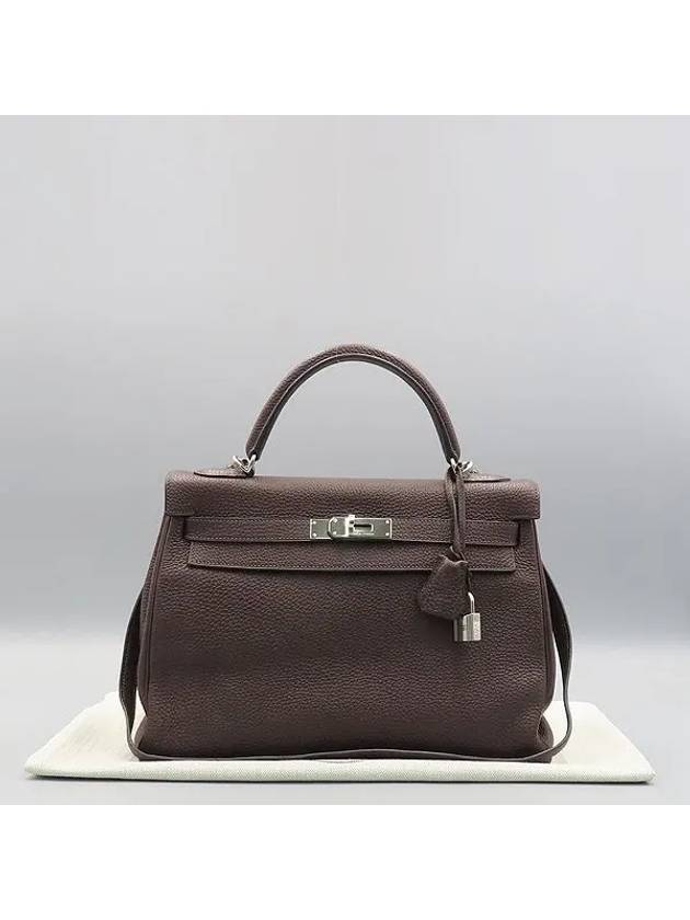 Brown 2 WAY bag - HERMES - BALAAN 1