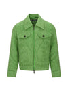 Wado Shaggy Wool Jacket Green - ANDERSSON BELL - BALAAN 1