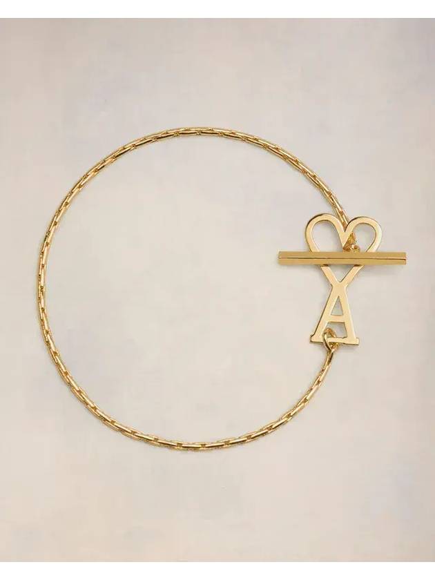 Heart Logo Bracelet Gold - AMI - BALAAN 2