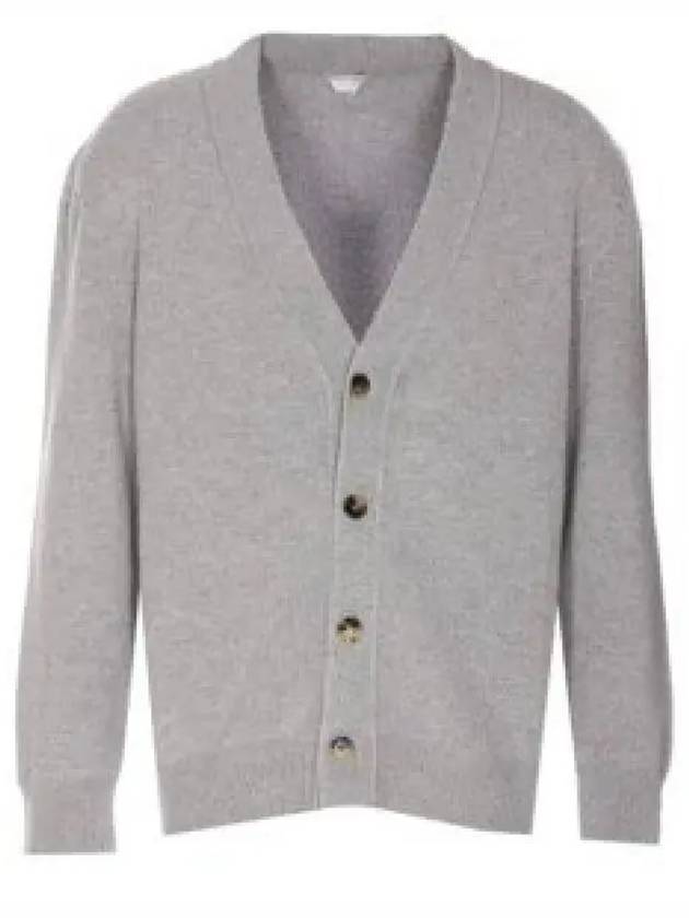 Classic Cashmere Cardigan Grey - BOTTEGA VENETA - BALAAN 2