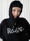 Lettering Logo HOOD BLACK - RUBATI - BALAAN 2