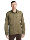 SB Tanglin Skate Long-Sleeve Shirt Olive - NIKE - BALAAN 2