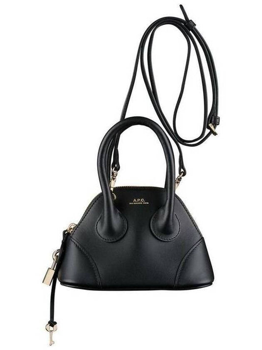Women's Emma Mini Leather Tote Bag Black - A.P.C. - BALAAN 2