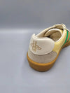 Men s Web Stripe Leather Sneakers 624486 - GUCCI - BALAAN 6