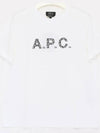 Logo Cotton Short Sleeve T-shirt White - A.P.C. - BALAAN 3