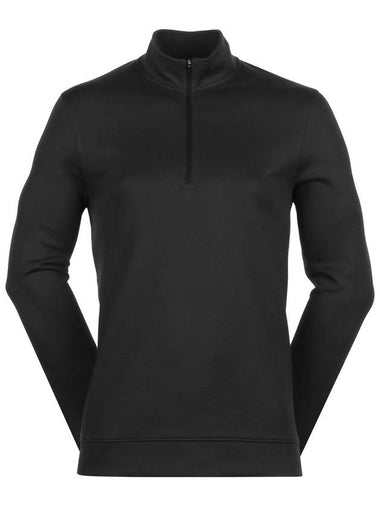 Golf Tour Half Zip Long Sleeve T-Shirt Black - NIKE - BALAAN 1