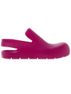 Puddle Clog Rubber Sandals Hollyhook - BOTTEGA VENETA - BALAAN.