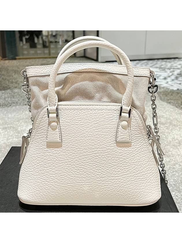 5AC Classique Micro Tote Bag White - MAISON MARGIELA - BALAAN 5