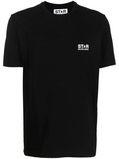 Star Collection Logo Short Sleeve T-Shirt Black - GOLDEN GOOSE - BALAAN 2