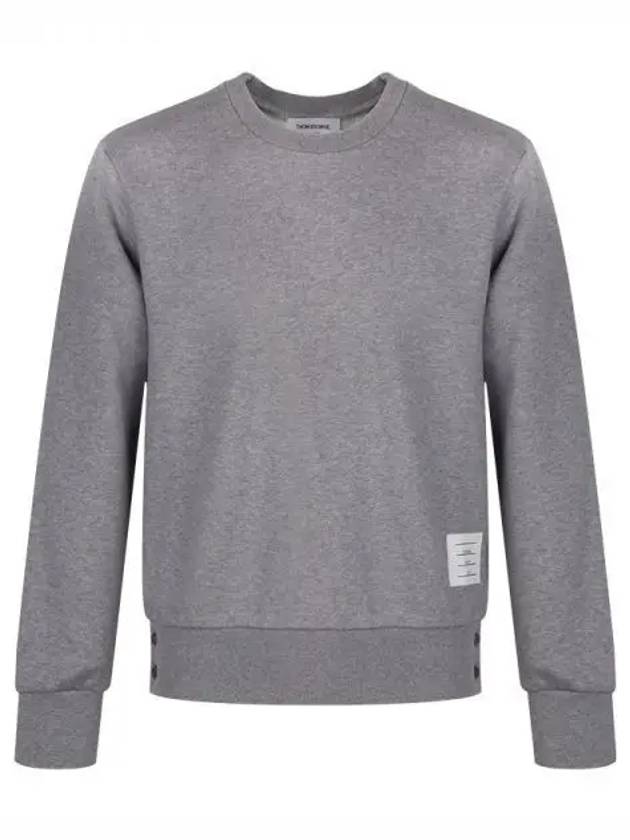 Center Back Stripe Crewneck Sweatshirt Light Grey - THOM BROWNE - BALAAN 2