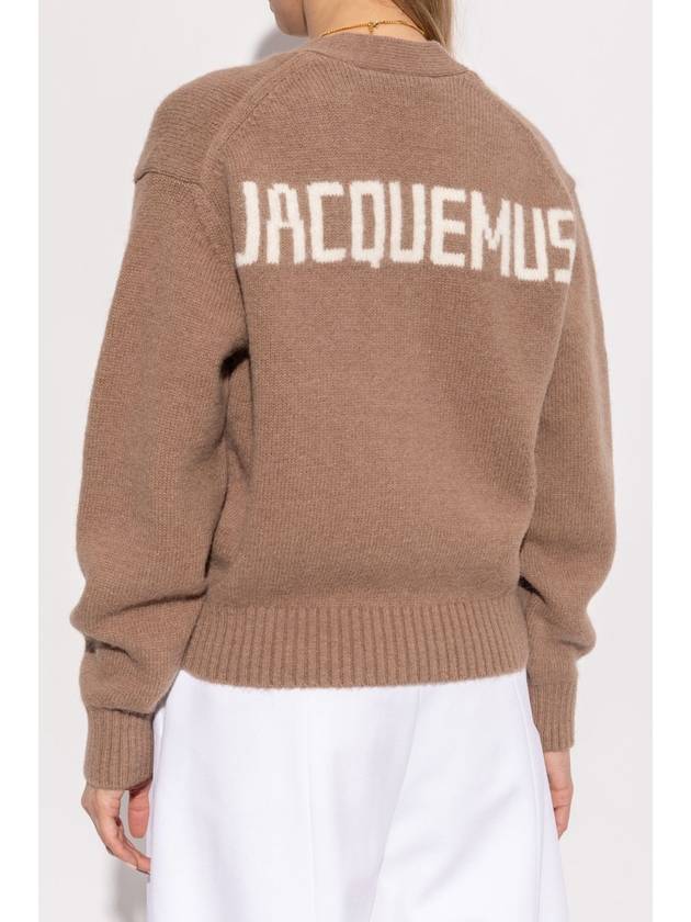 Jacquemus Cardigan The Jacquemus, Women's, Brown - JACQUEMUS - BALAAN 4