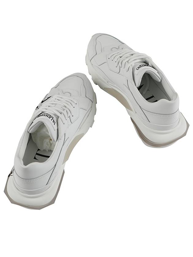 Men's Bounce Logo Low Top Sneaker White - VALENTINO - BALAAN 7