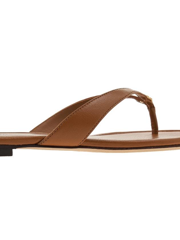 tongue strap leather flip flops - TORY BURCH - BALAAN 11