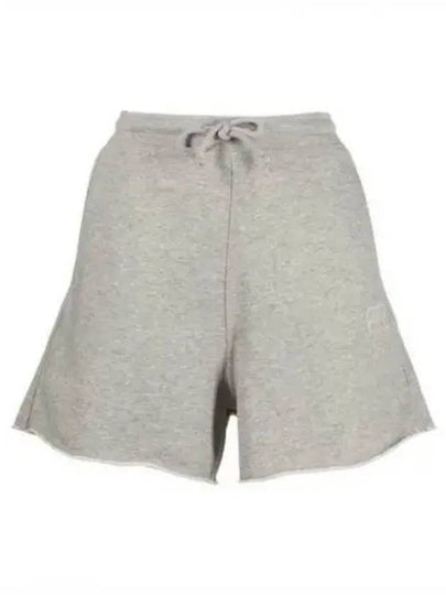 Isoli Logo Drawstring Shorts Grey - GANNI - BALAAN 2