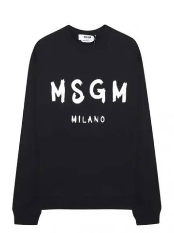 brushed logo sweatshirt - MSGM - BALAAN 1