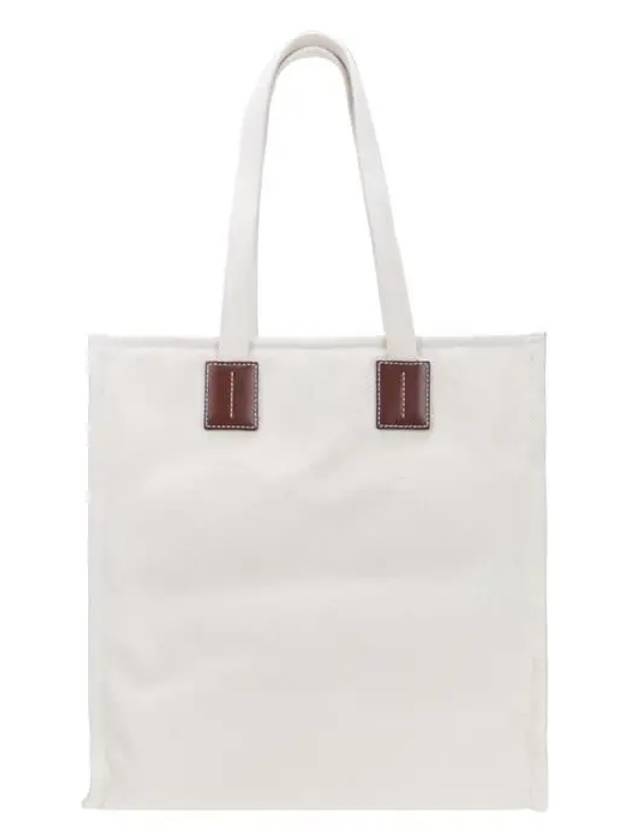 Crystallia Fabric Tote Bag Natural - BALLY - BALAAN 4