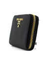 Vitello Move Leather Coin Wallet Black - PRADA - BALAAN 3