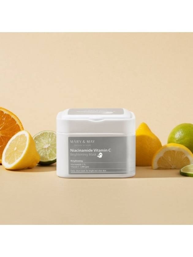 [Mary&May] *TIMEDEAL*  Niacinamide Vitamin C Brightening Mask (30ea) - MARY&MAY - BALAAN 4