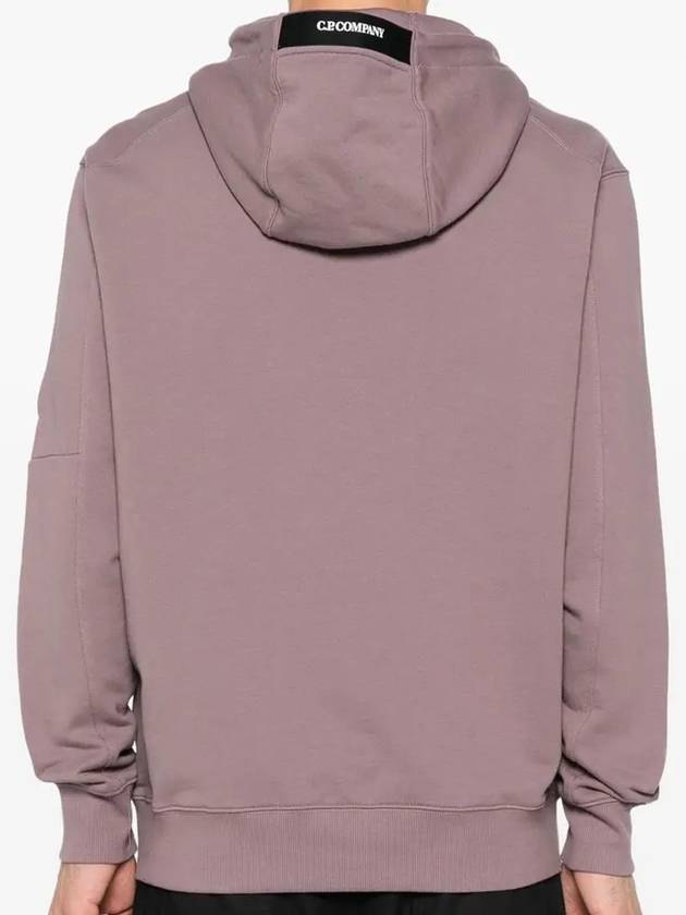 CP Company Signature Lens Detail Men s Brushed Hooded Sweatshirt 17CMSS024A 735 - CP COMPANY - BALAAN 4