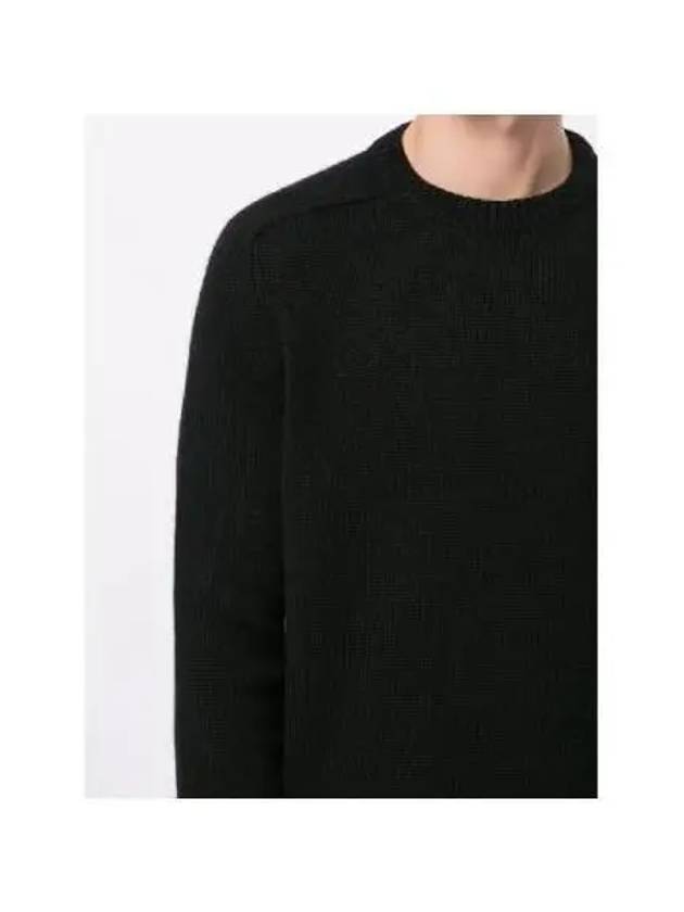 Men's Crewneck Cashmere Knit Top Black - SAINT LAURENT - BALAAN 5