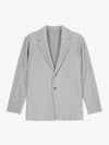 Pleated Single Breasted Jacket Grey - ISSEY MIYAKE - BALAAN 2