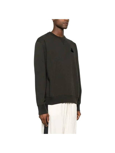 Mike Logo Cotton Sweatshirt Faded Black - ISABEL MARANT - BALAAN 1