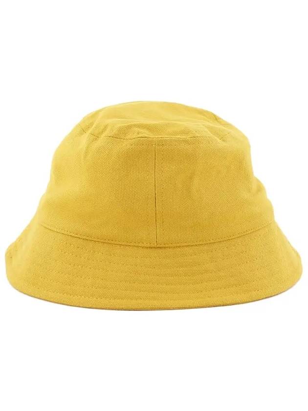 Haley Embroidered Logo Bucket Hat Yellow - ISABEL MARANT - BALAAN 4