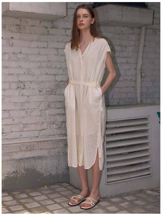 mild checking dress cream - KILHOUETTE - BALAAN 1