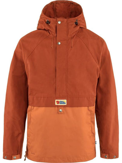 Men's Vardag Anorak Autumn Leaf Terracotta Brown - FJALL RAVEN - BALAAN 2