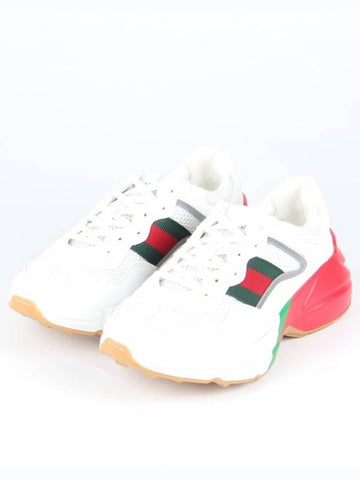 Web Rhyton Sneakers White 36 230 - GUCCI - BALAAN 1