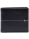 Center Stitch Halfwallet Black - TOD'S - BALAAN.