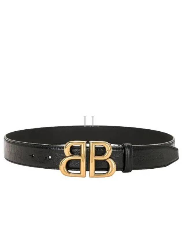 Logo Leather Belt Black - BALENCIAGA - BALAAN 2